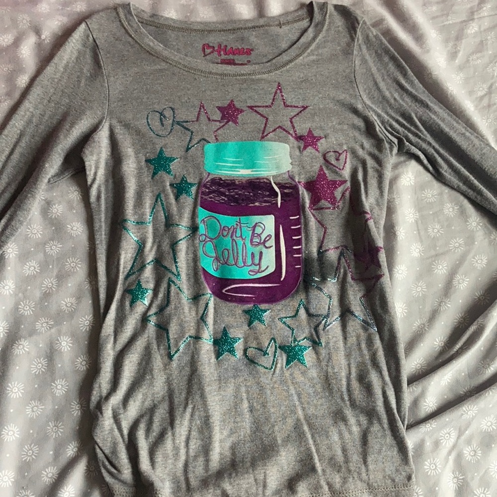 Gray shirt!
